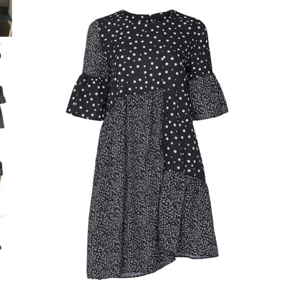 CAARA Dresses & Skirts - CAARA Millazo Dress - Black & White - NWT